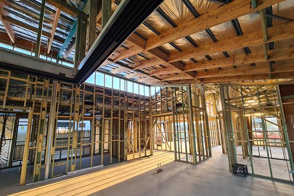Complete custom build renovation interior by Oceanside Projects